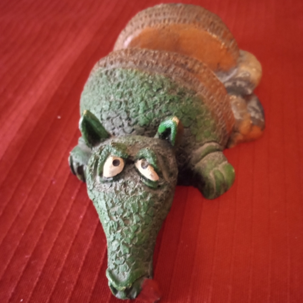 Vintage Roadkill Armadillo - Resin